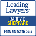 Leading Lawyers | BARRY D. SHEPPARD | PEER SELECTED 2018